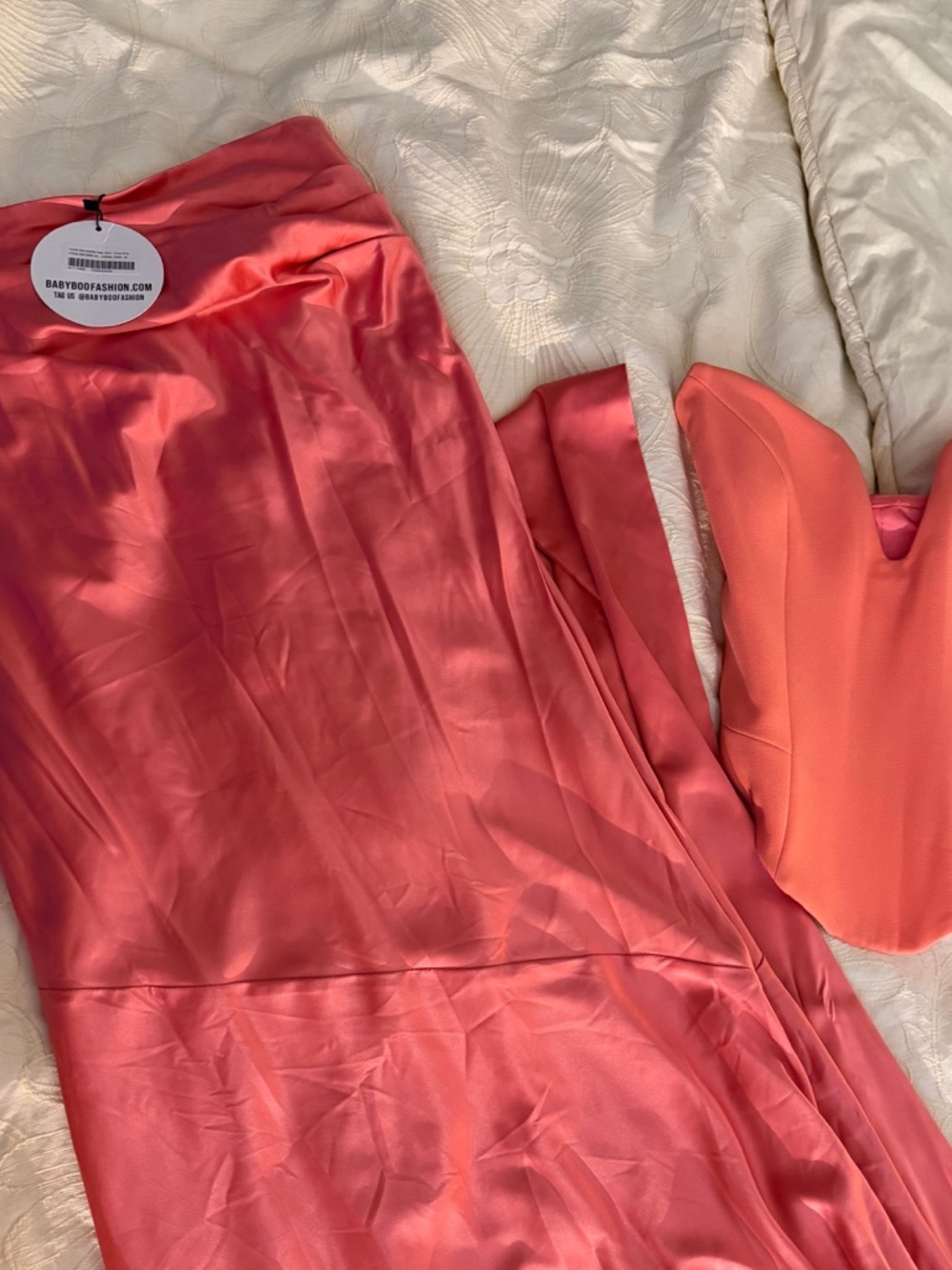 NWT Coral 2 Piece Dress Baby Boo Fashion - Picture 6 of 10